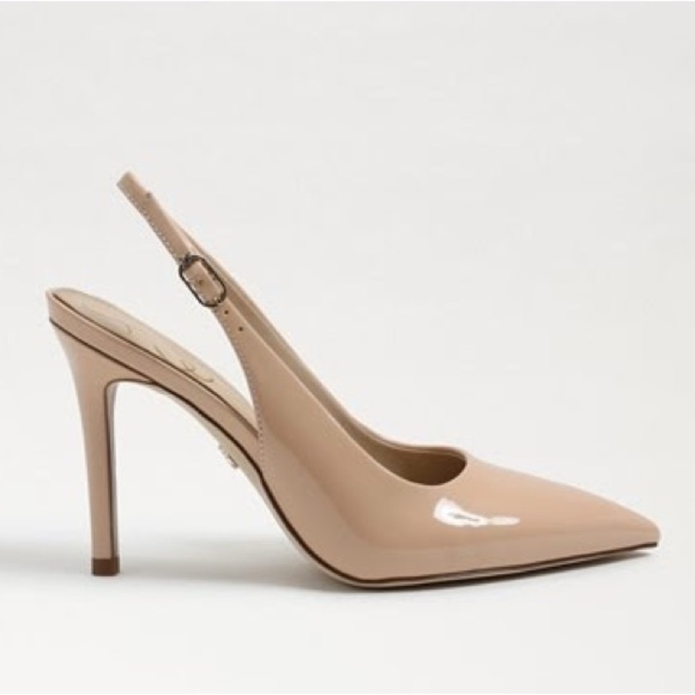Sam Edelman Beige Hazel Slingback Pump Heels